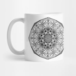 Black Zentangle Mug